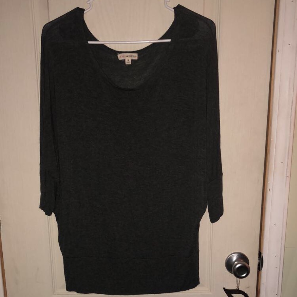 Zenana Gray Blouse